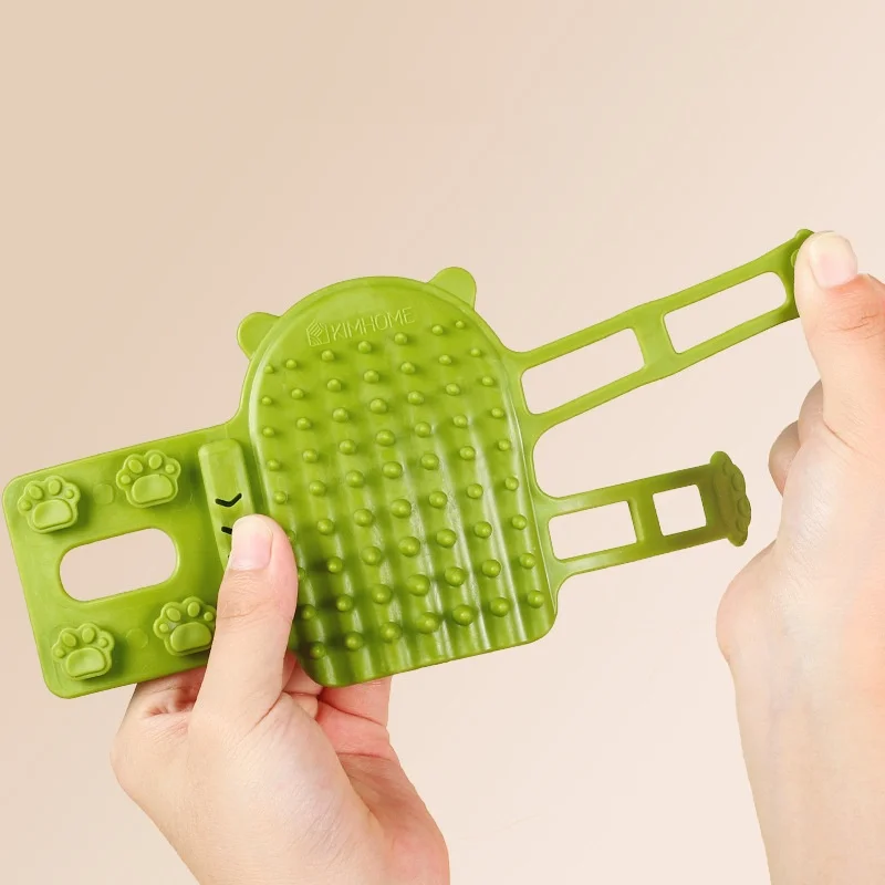 Peines rascador de esquina de pared para gatos, autolimpiante, depilación de mascotas, masaje, cepillo para frotar gatitos, alivia la picazón, eliminación suelta - imagen 2