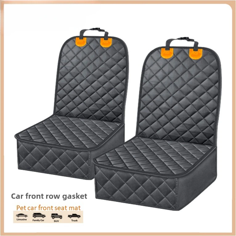 Alfombrilla para coche para mascotas, alfombrillas impermeables para coche para perros, fila frontal, asiento individual, alfombrillas para perros - imagen 2