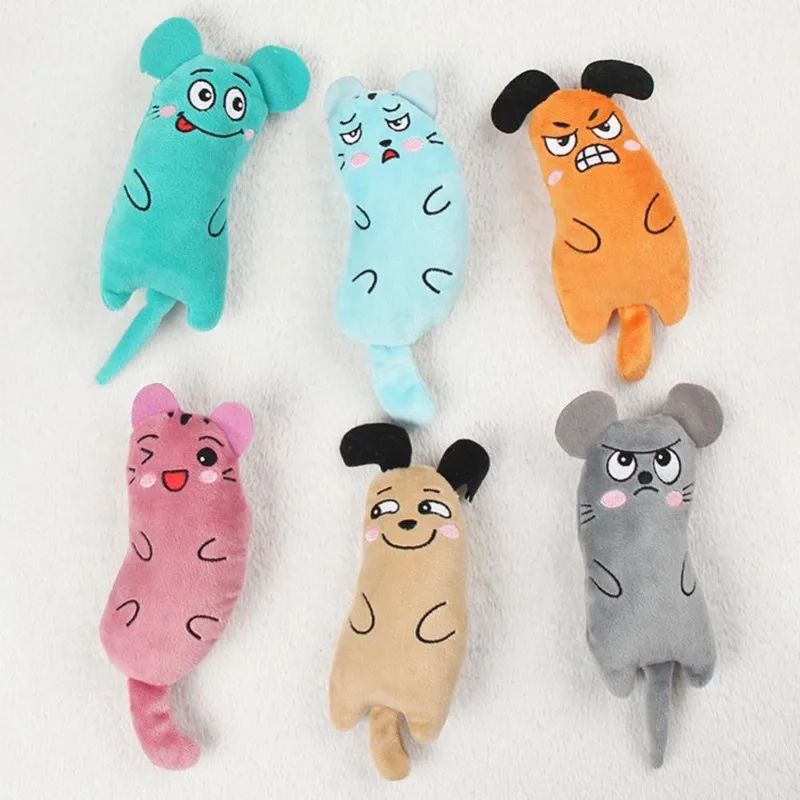 Juguetes interactivos divertidos para gatos, juguetes de peluche para gatos, Mini dientes de molienda, juguetes de hierba gatera, juguete para masticar para gatitos, suministros para mascotas, accesorios - imagen 3
