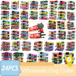 Collar de tela ajustable para gato con botón frontal – Cómodo y seguro