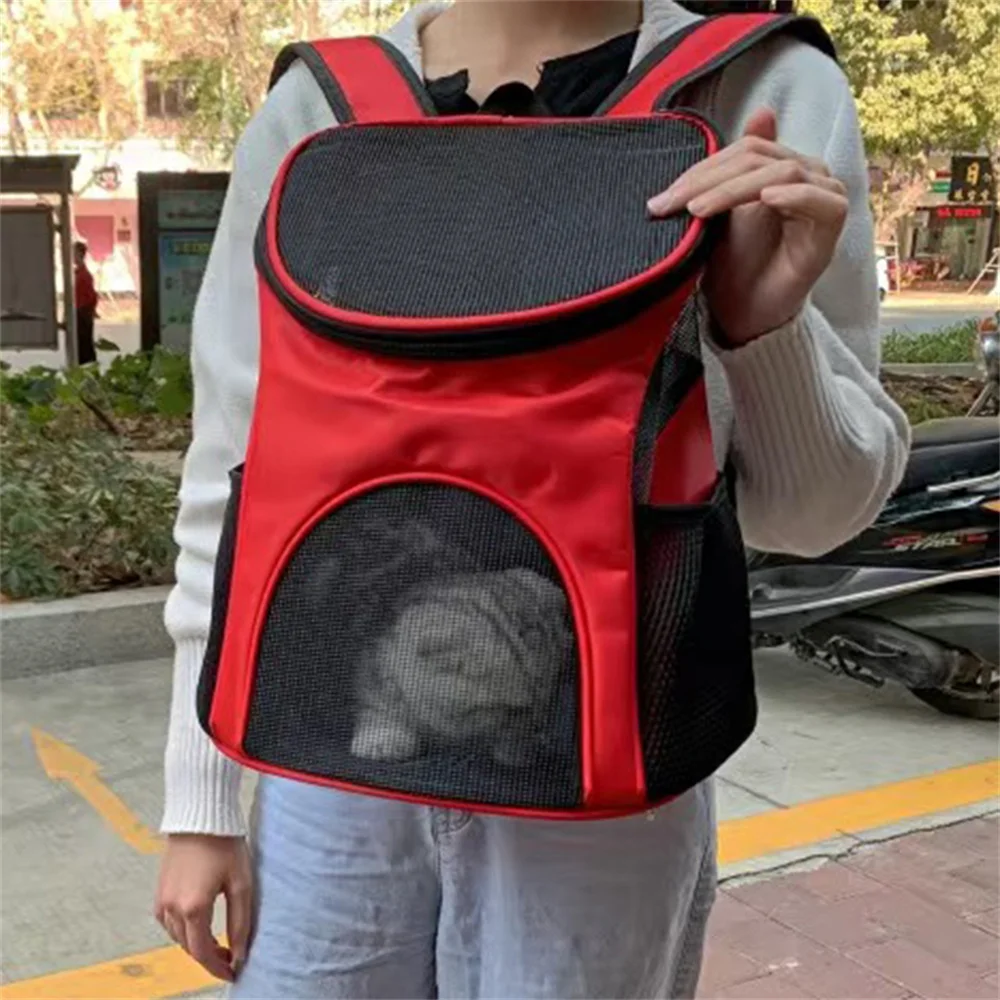 Mochila transpirable para gatos, cachorros y perros pequeños - imagen 3