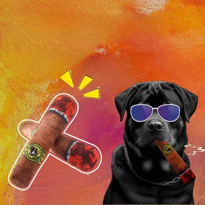 Juguete para morder perro, simulación de cigarro, sonido interactivo divertido, juguete para cachorros, juguete para masticar para perros, accesorios para mascotas - imagen 2