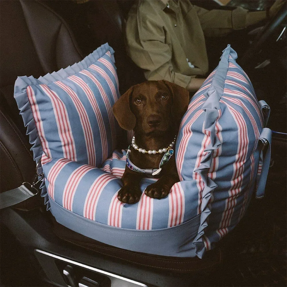 Camas de lujo extraíbles para perros, perrera para mascotas, camas impermeables para mascotas, estera para perros pequeños y grandes, asiento de coche de seguridad para viajes - imagen 2