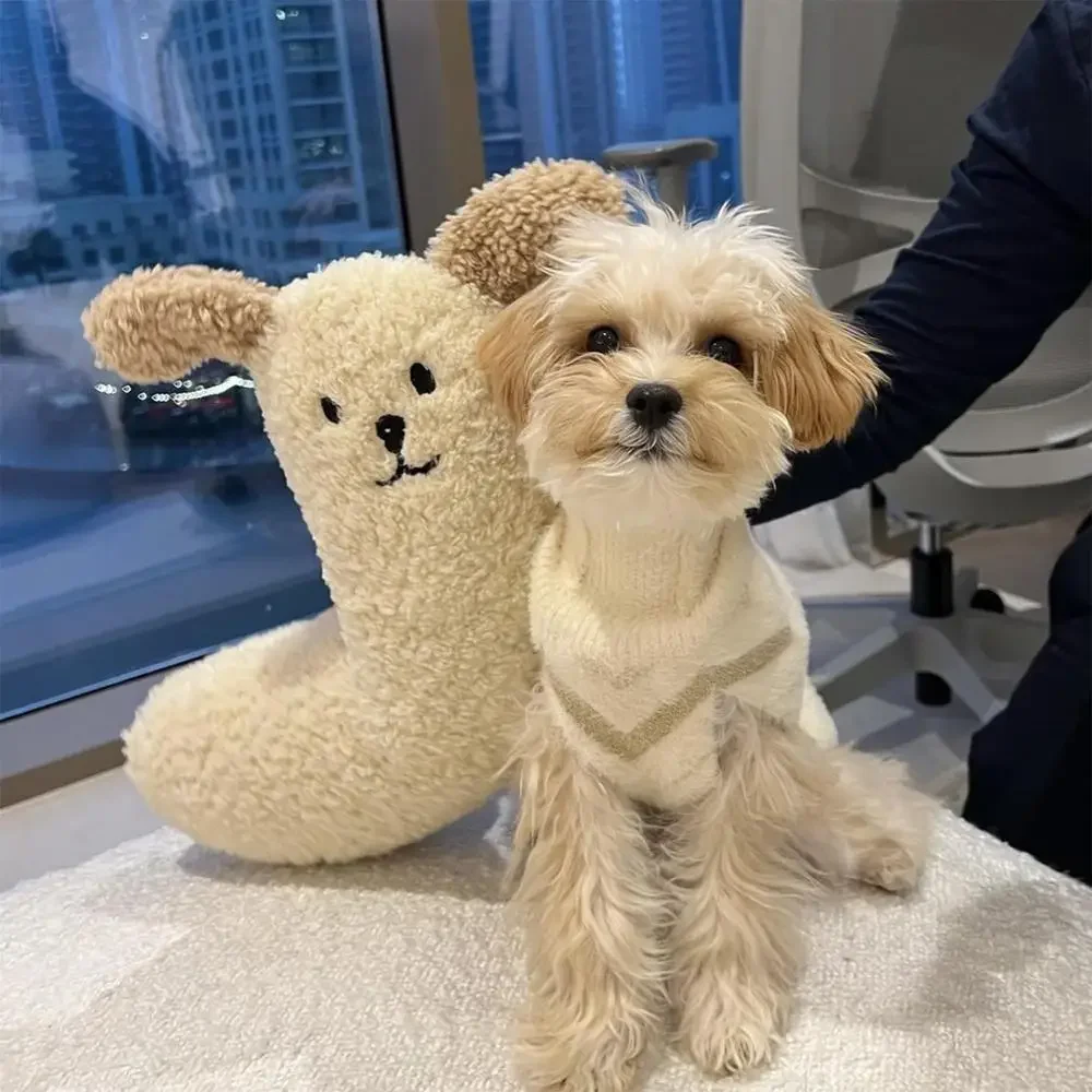 Almohada para el cuello para mascotas en forma de U para gatos y cachorros: reposacabezas de soporte cervical para un sueño profundo, cómoda almohada para perros y gatos - imagen 5