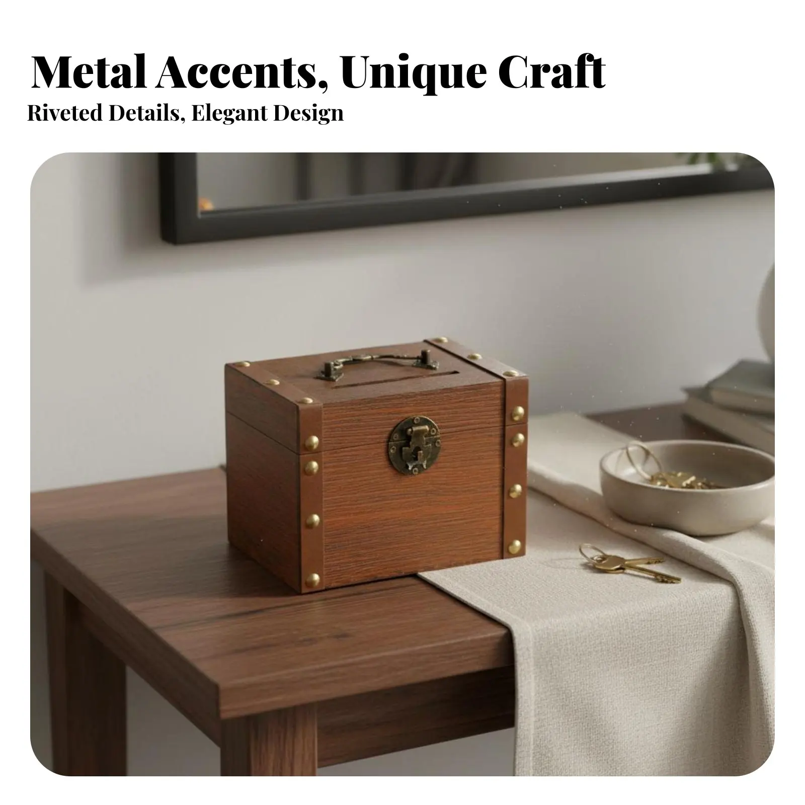 Hucha para Mascotas (gatos y perros) de Madera con Cerradura segura - imagen 3