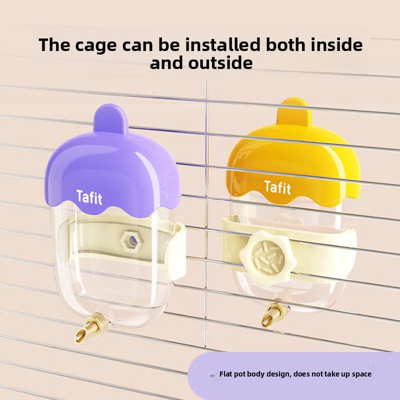 Tetera para loros, dispensador de agua, Pin de disparo automático para pájaros, alimentador de agua Universal para Chinchilla, productos para mascotas, suministros de botellas para pájaros - imagen 2