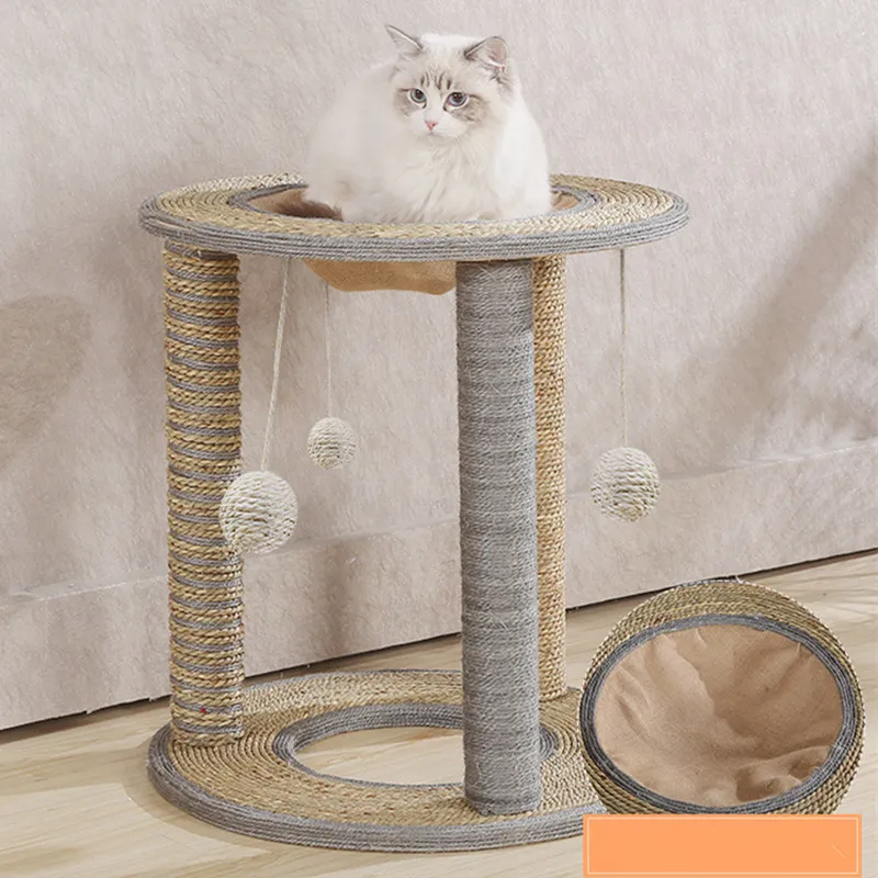 Marco de escalada para gatos, rascador Protector de sofá para gatos, poste de rascado de Sisal para gatos, garra de molienda, juguetes para mascotas, suministros para mascotas - imagen 3
