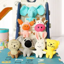 Nuevo juguete de peluche con sonido para perros y gatos para la dentición de cachorros; dispositivo de entretenimiento y alivio del aburrimiento para perros pequeños y medianos