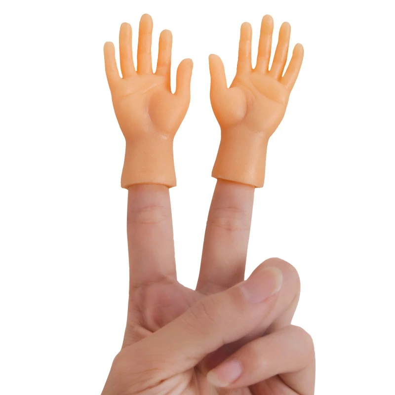 Juguetes novedosos para chico y adulto, Mini manos divertidas, juguetes creativos para dedos, mano pequeña y suave, juguete para mascotas, regalo de Halloween - imagen 4
