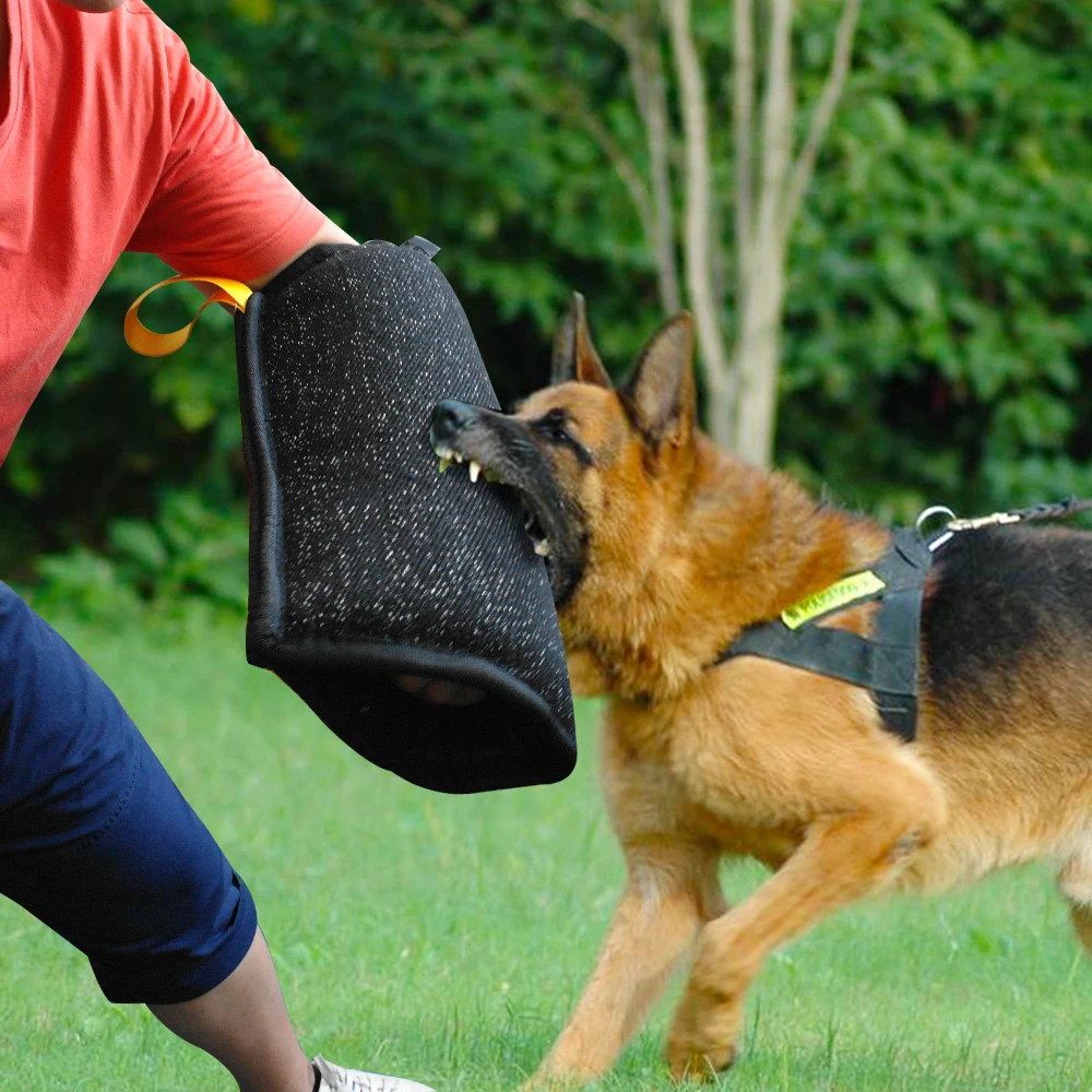 Mangas de entrenamiento para mordedura de perro, juguete para mascotas, funda de protección para el brazo para entrenamiento de mordeduras de perro joven malois Pastor Alemán - imagen 2
