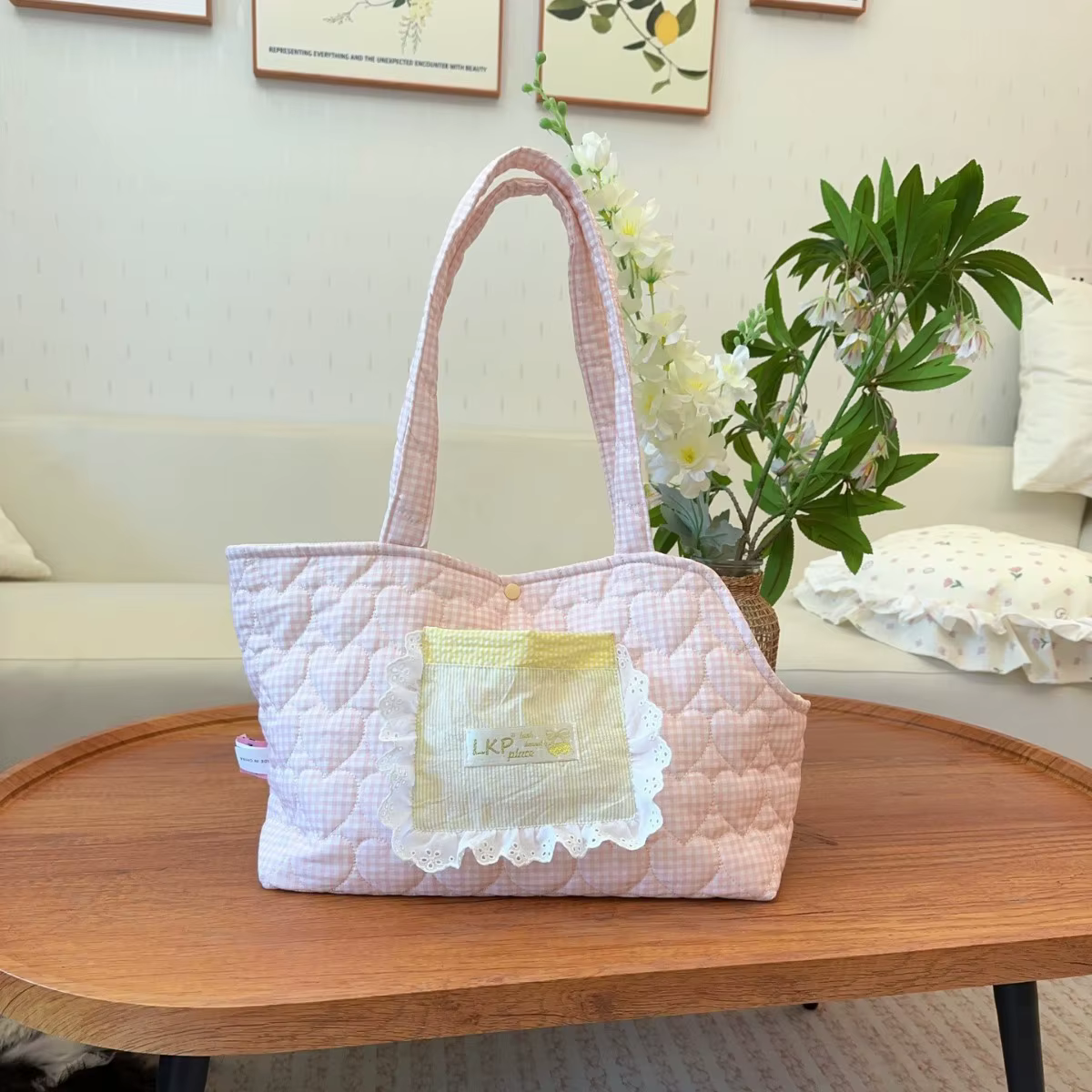 Transportín viaje ligero Princess para gatos y perros pequeños con bolsillo - imagen 3