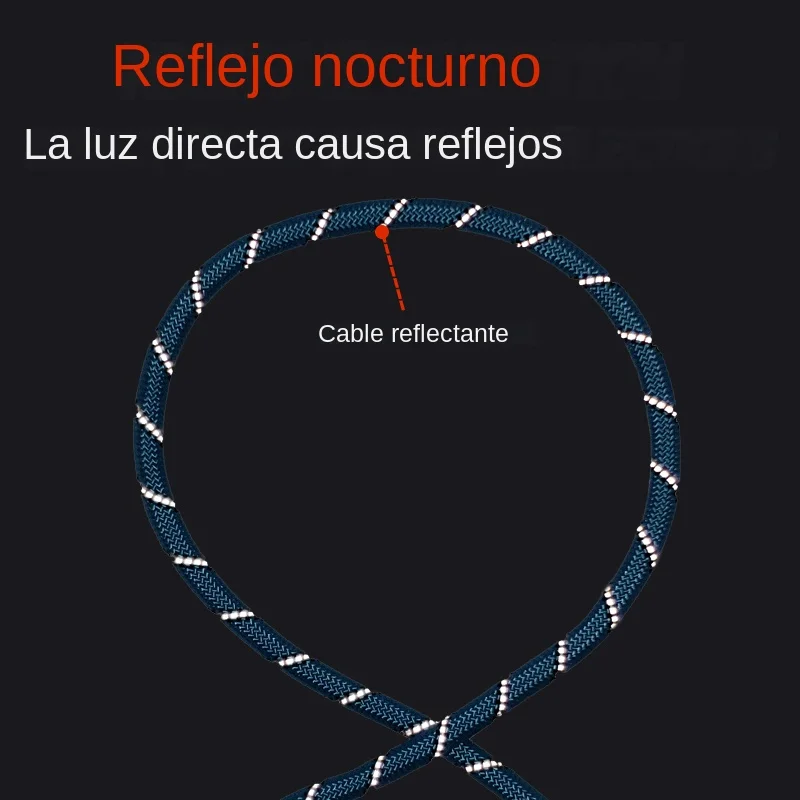 CAWAYI KENNEL-Correa de nailon para perro, cuerda reflectante con tracción y manos libres para correr, accesorio apto para perros grandes y pequeños - imagen 5