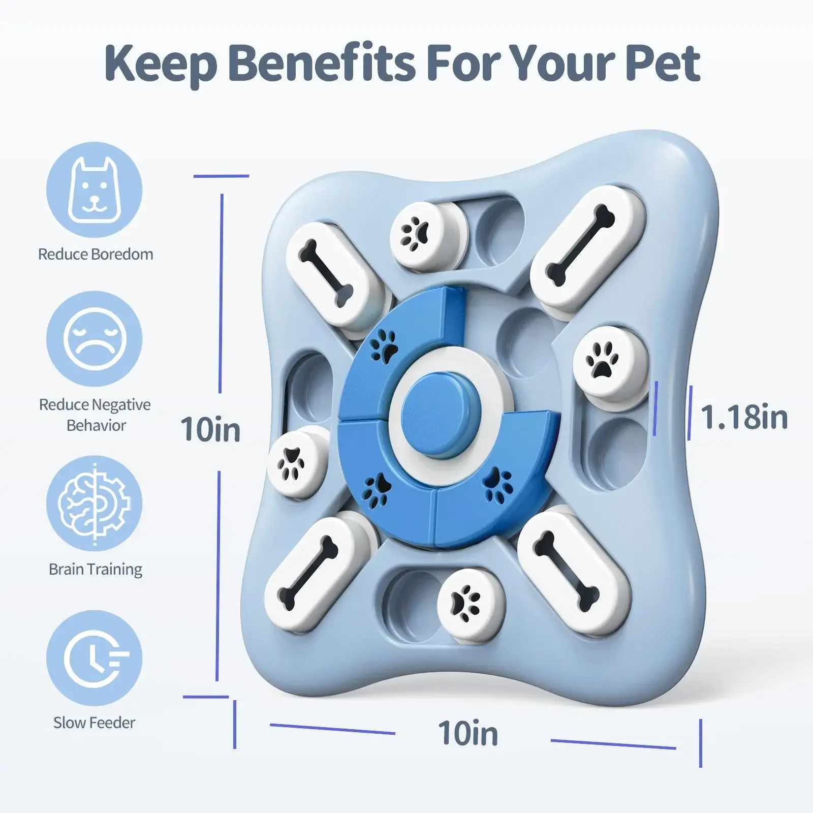 Juguete interactivo para perros - dispensador de comida