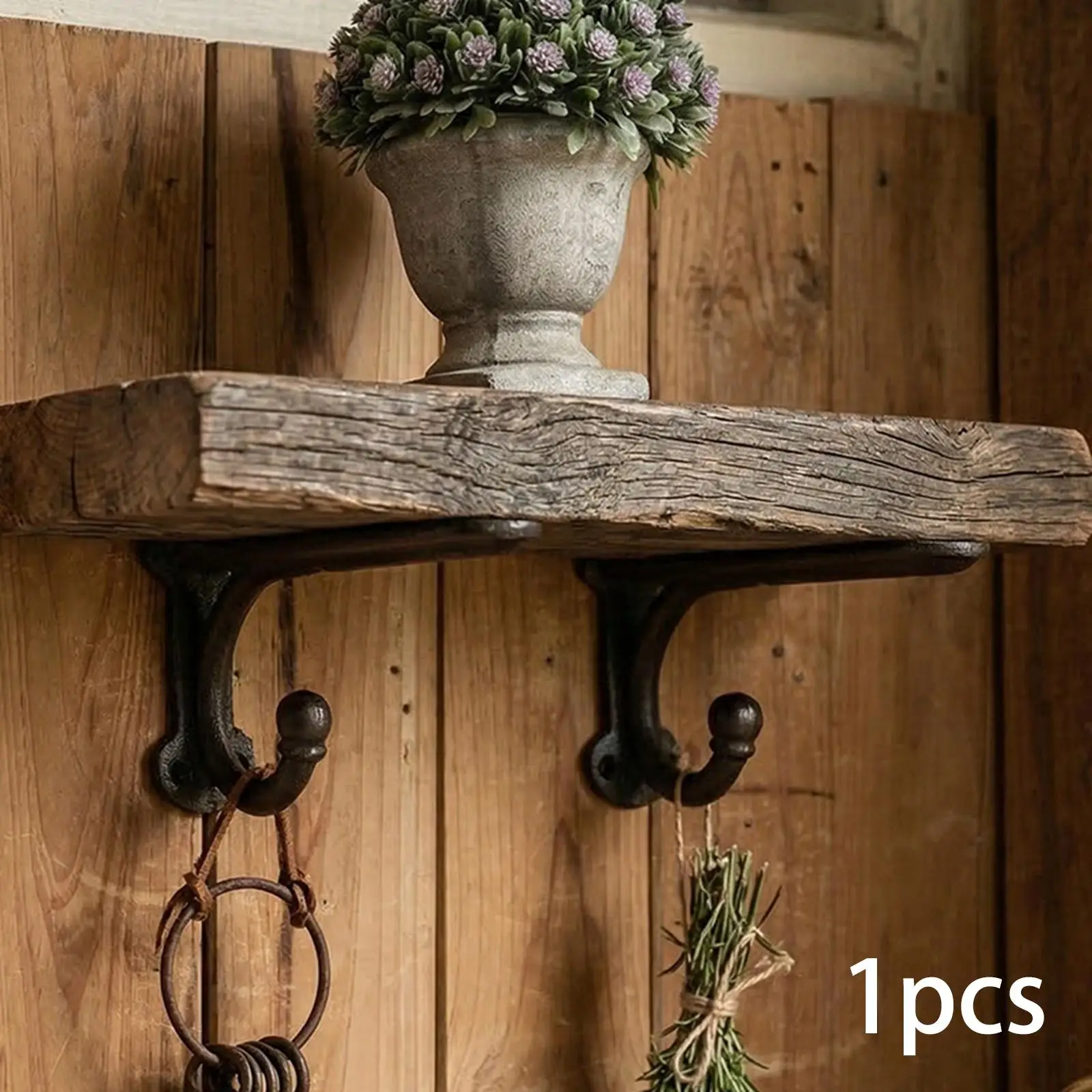 Soporte con gancho vintage para estante de pared para gatos y perros - imagen 5