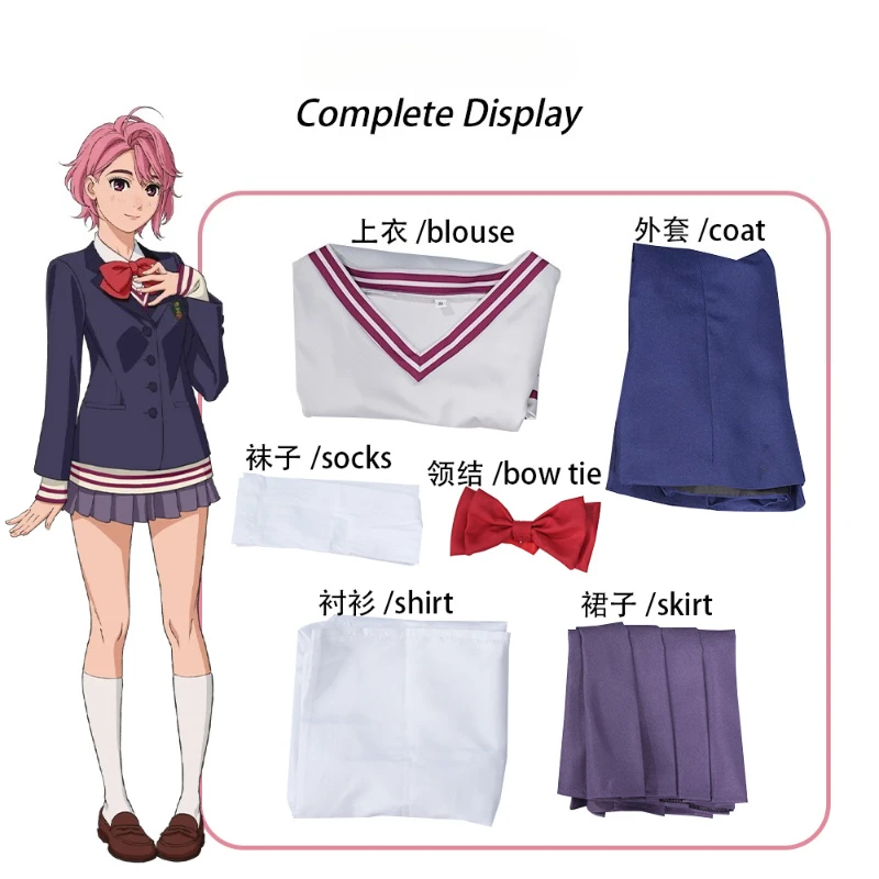Disfraz cosplay Momo Ayase Kawaii para mujer - Vestido y peluca - imagen 5