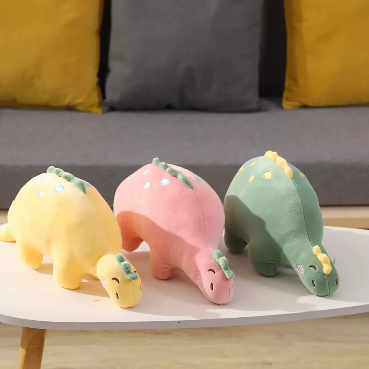 Juguete peluche dinosaurio para perros pequeños y medianos - imagen 5
