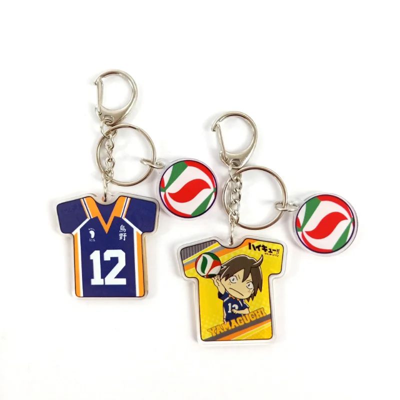 Llavero acrlíco Haikyuu - camiseta voleibol, diseño anime para fans - imagen 5