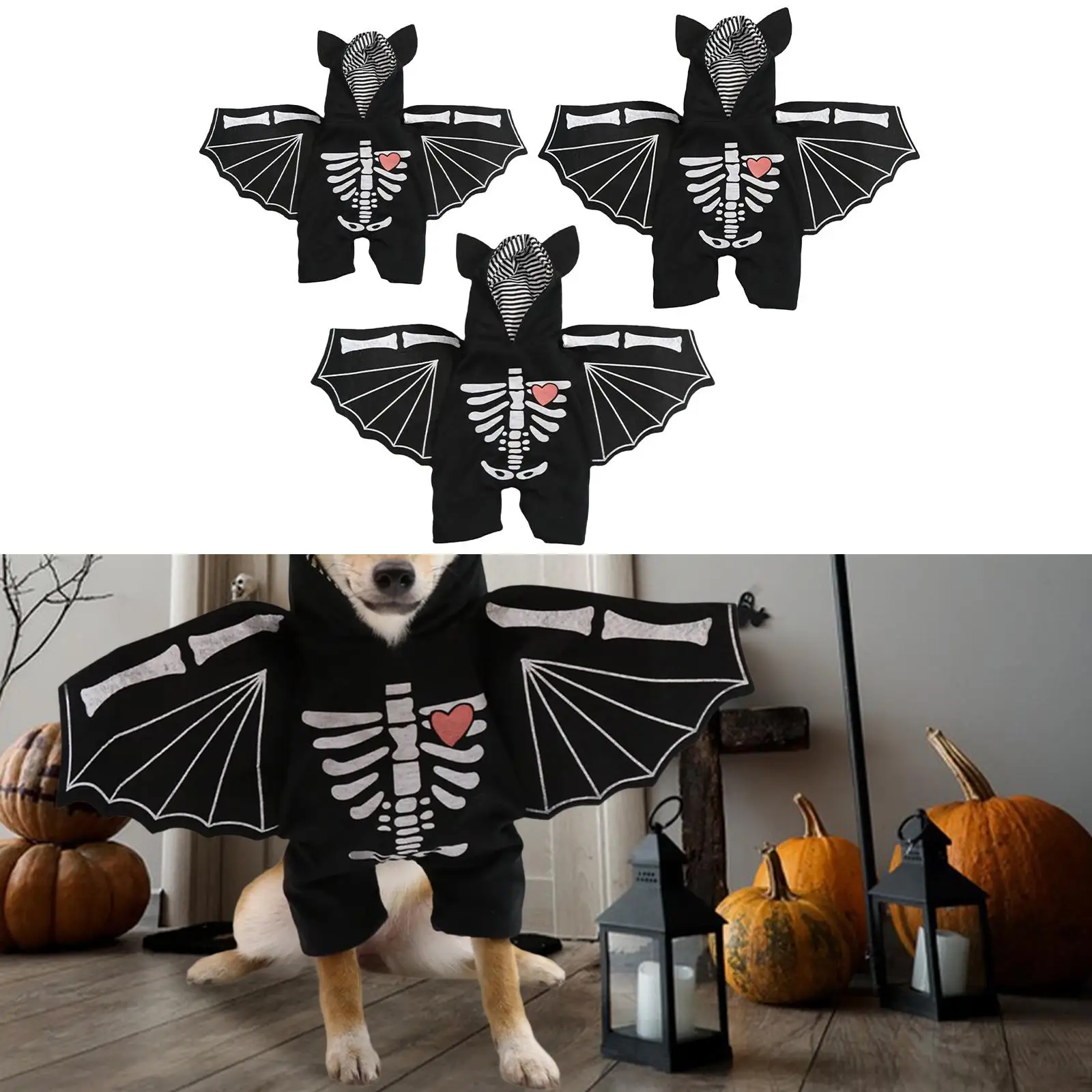 Halloween Costumes for Dogs, Halloween Cosplay for Puppies, Funny Creative Cute
