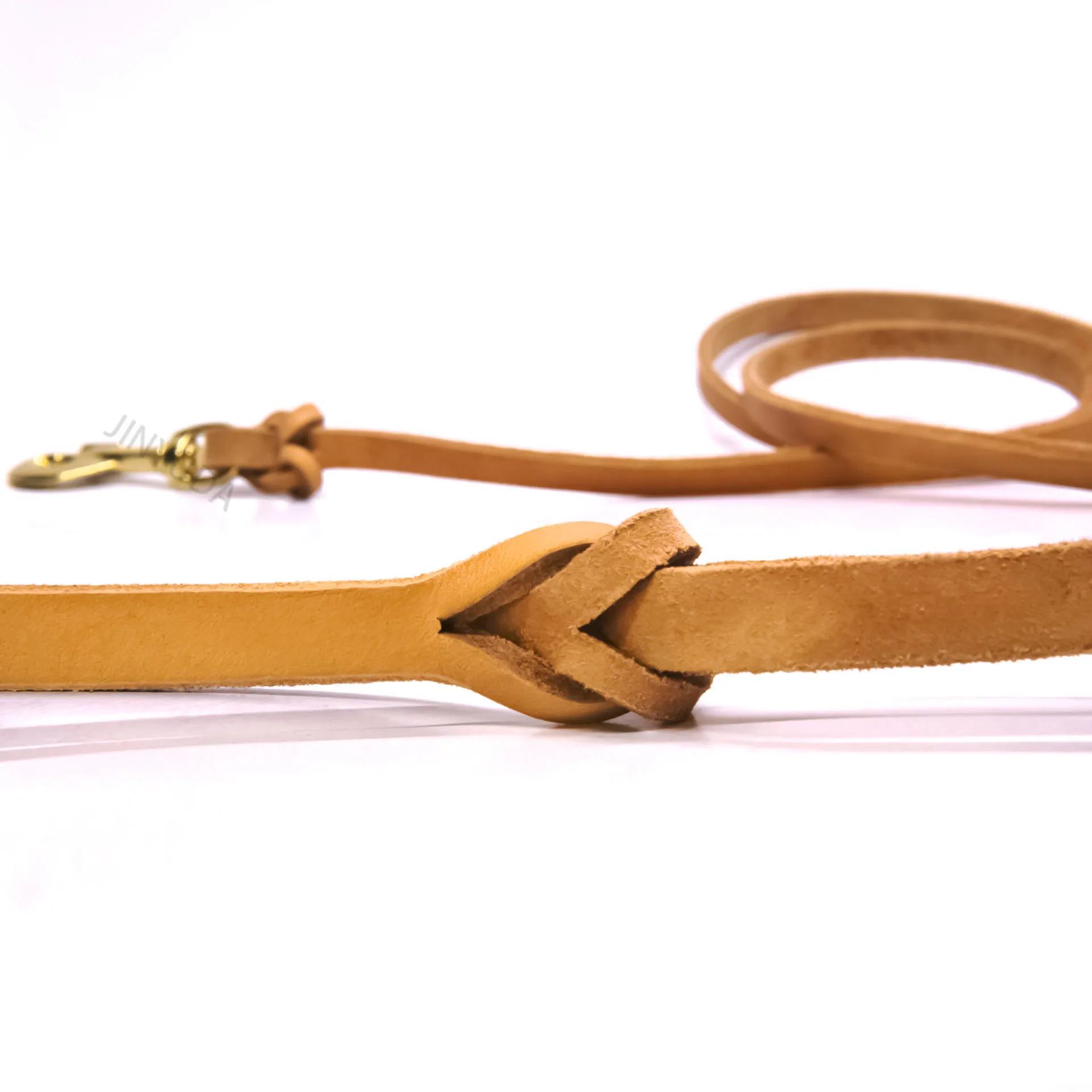 Correa para perro de cuero genuino Extra gruesa de 5,0-5,5mm, correa trenzada hecha a mano para perro, correa para caminar y entrenar al aire libre resistente