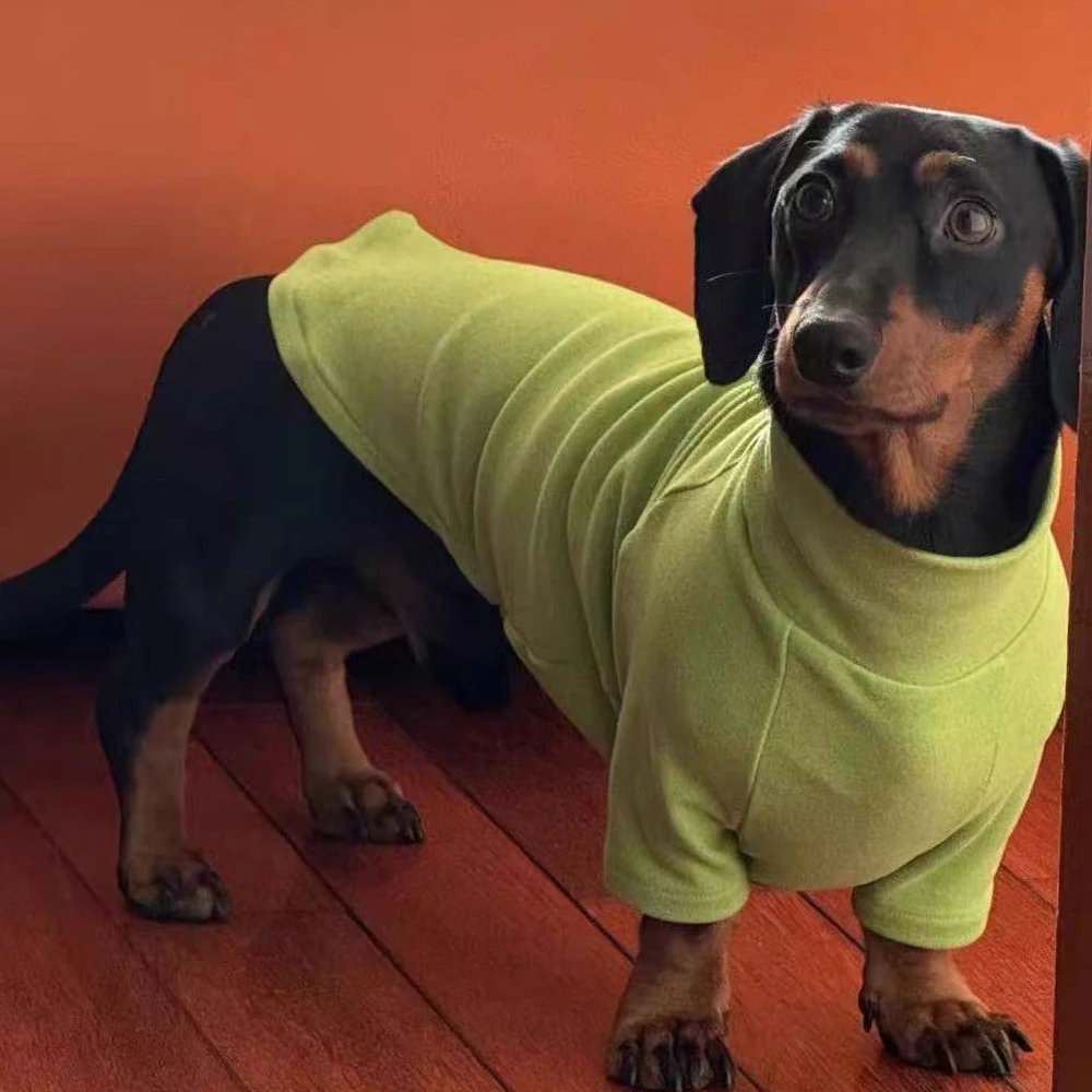 Mono polar cálido para perros pequeños dachshund – abrigo invierno - imagen 3