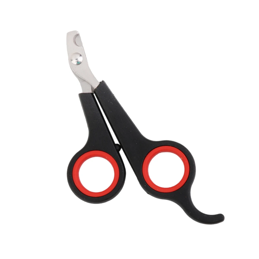 High Quality Stainless Steel Painless Dog Cat Nail Scissors Trimmer Black S