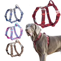 Arnés reflectante ajustable para perros – chaleco clima y viaje
