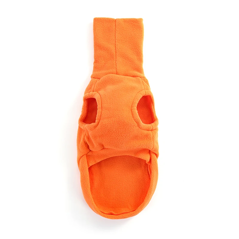 Chaleco cálido de lana Polar de invierno para perros pequeños y medianos, cuello alto, doble capa, Whippet, galgo italiano - imagen 3