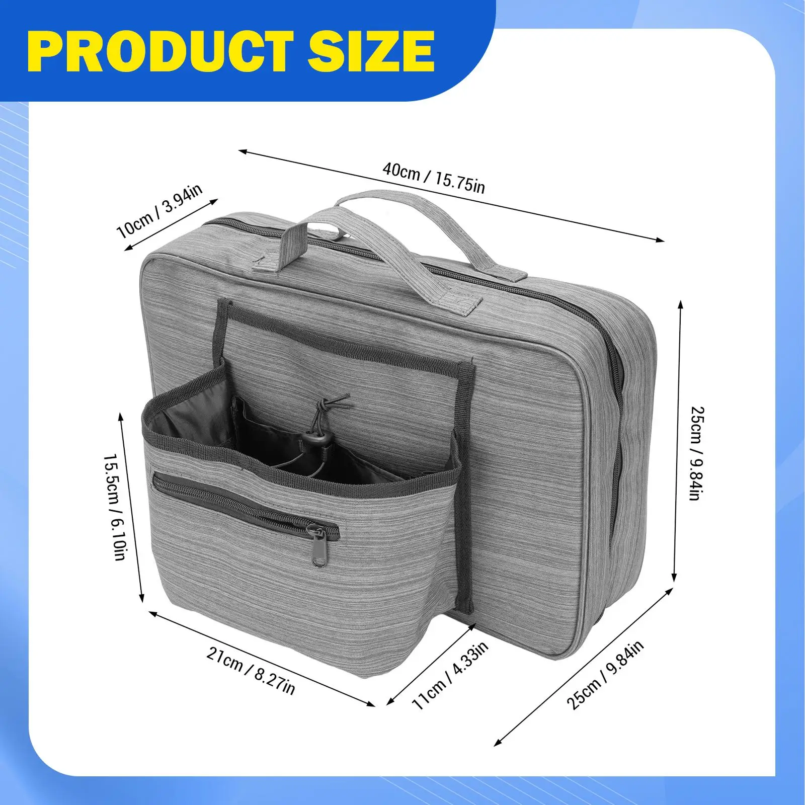 Luggage Travel Cup Holder, Travel Duffel Bag, Suitcase Drink Carrier, Travel Accessory for Snack