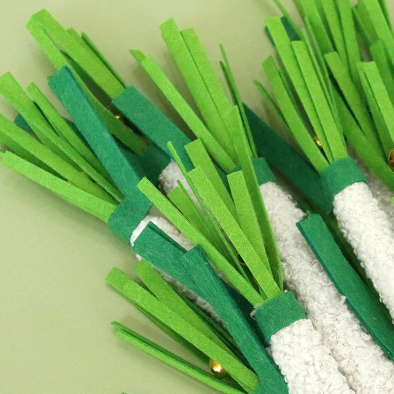 1 Juego de juguetes para masticar para gatos con campana, juguete interactivo resistente a mordeduras para limpieza de dientes de gatito, juguete de entrenamiento con sonido, suministros para mascotas - imagen 4