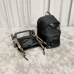 Carrito de paseo para perros grande plegable 4 ruedas desmontable