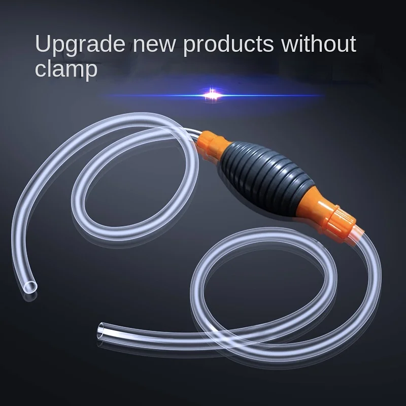 Bomba portátil para tanque de peces, sifón de agua al vacío para acuario, herramienta de limpieza de filtro de agua, accesorios de grava - imagen 2