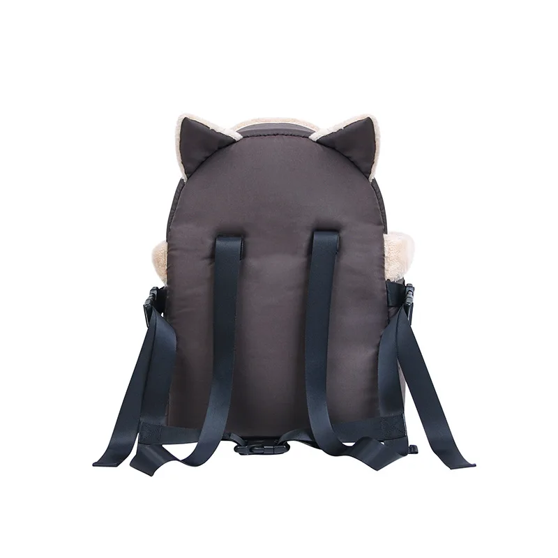 Bolsa de pecho portátil para mascotas, mochila frontal de hombro para gatos, perros, gran capacidad, suave, transpirable, para viajes al aire libre, manos libres - imagen 4