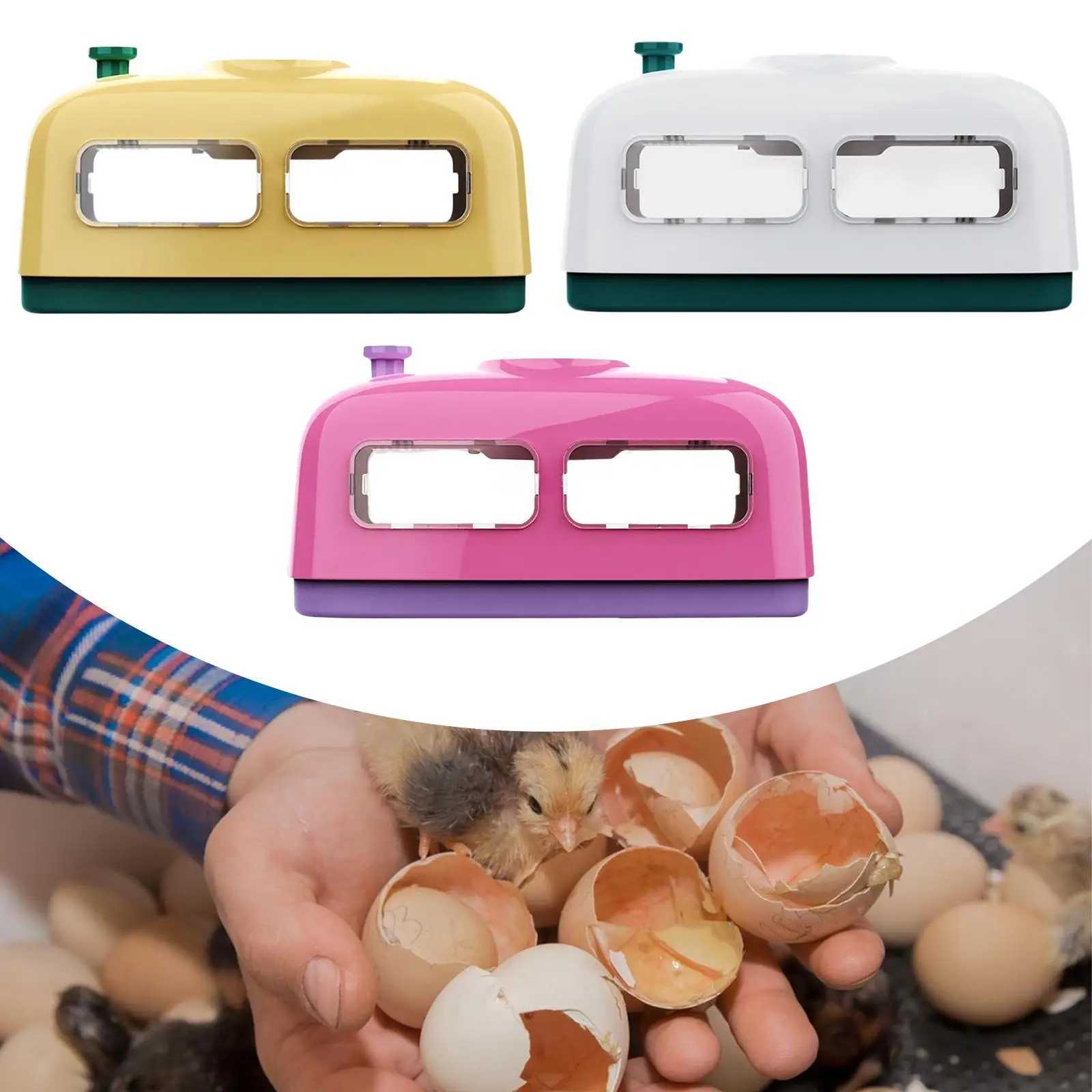 Incubadora de huevos Manual para girar huevos, máquina para incubar aves de corral, 8 incubadoras para incubar pollos para pollitos, pájaros y pollos - imagen 4