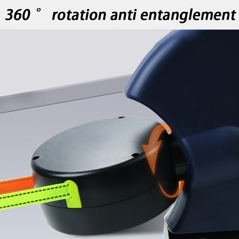 Correa doble de 3M para 2 perros, correa larga retráctil para perro, linterna, cables de luz, cuerda para perro, cordón automático manos libres, suministros para mascotas - imagen 3