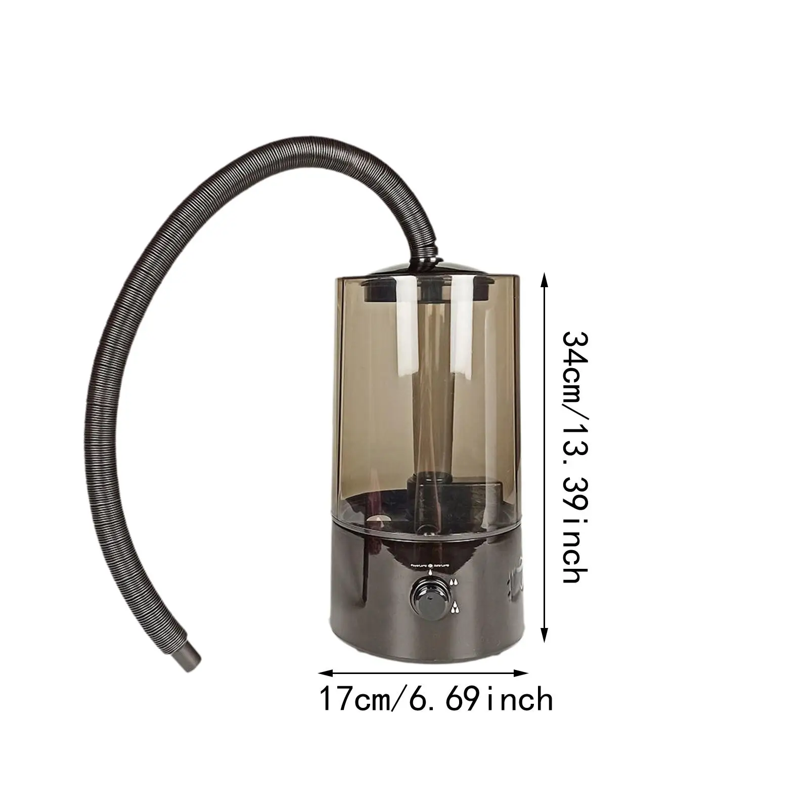 Reptile Humidifier with Tube US Adapter Reptile Mister Fogger Fog Machine for Vivarium Fruits and Vegetables Indoor Amphibians