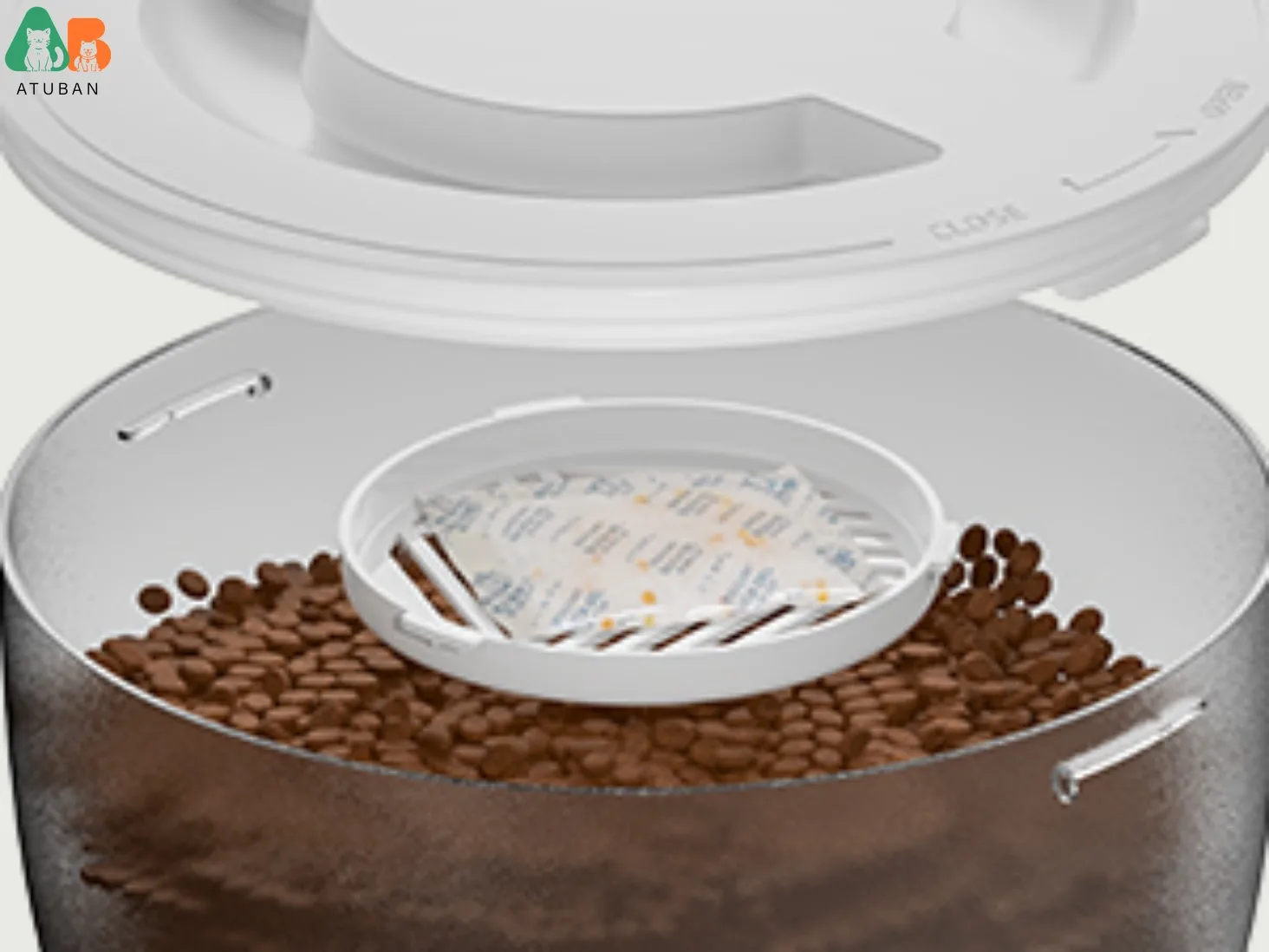 automatic cat feeder dry food