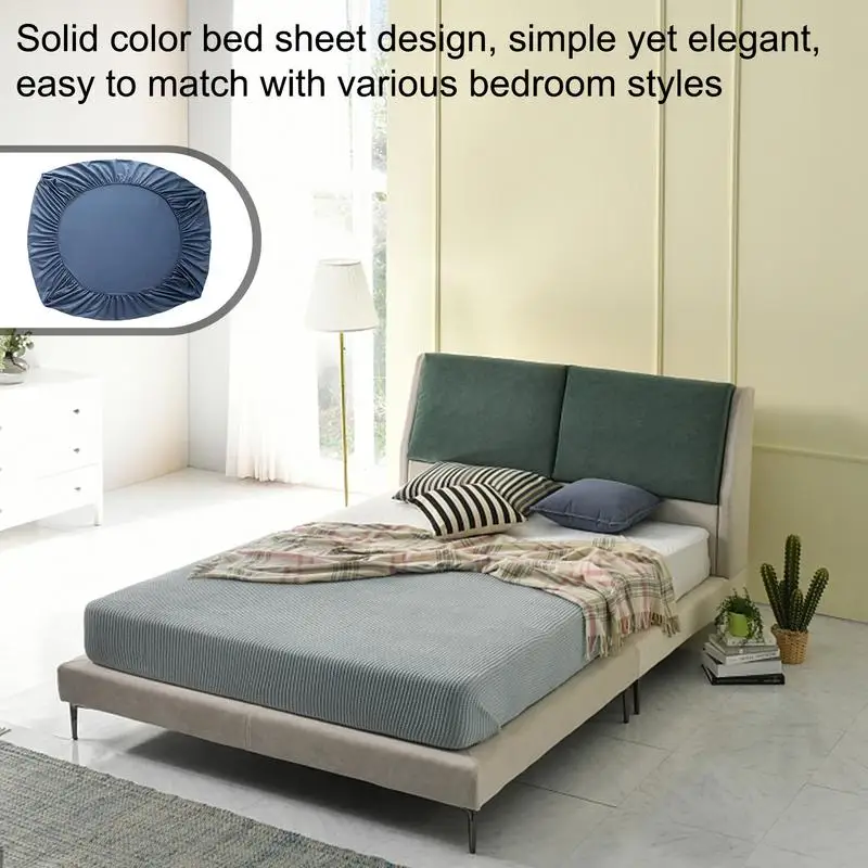 Sábana de colchón Funda de colchón antideslizante Todo incluido 70,87x78,74 pulgadas Funda protectora transpirable lavable a máquina A prueba de polvo - imagen 2