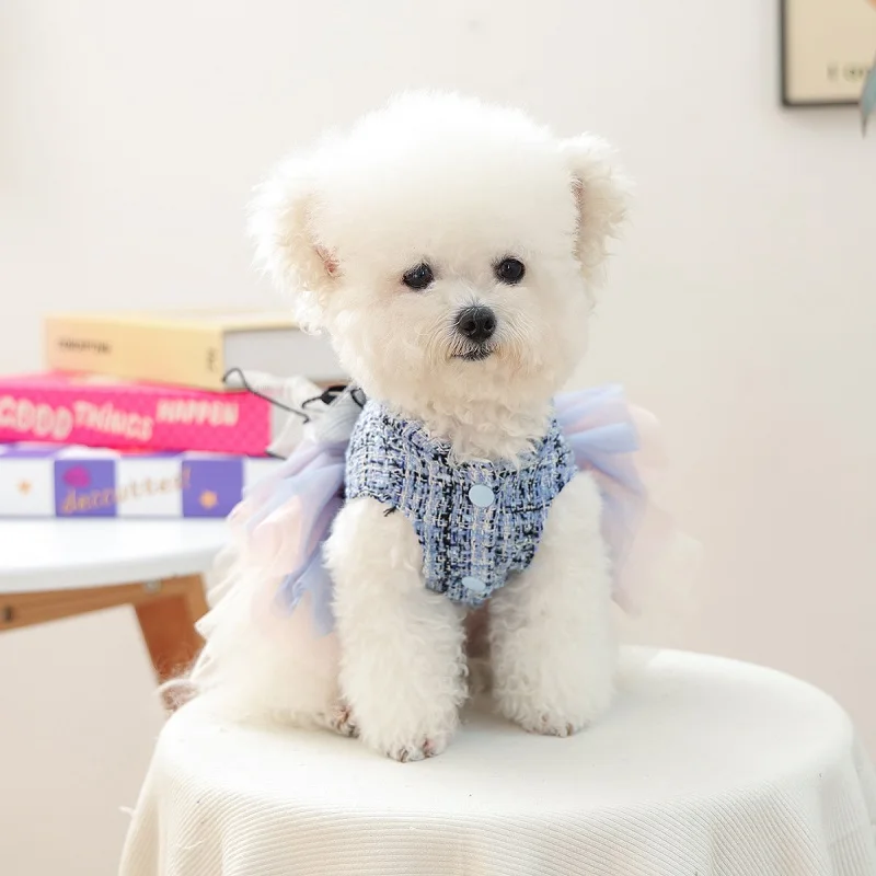 Vestido princesa con lazo para perros mini – Chihuahua y Bichón Maltés - imagen 4