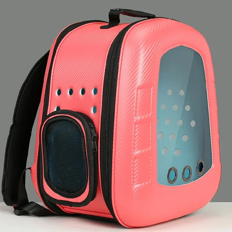 Bolsa para mascotas, cápsula espacial, mochila para gatos, bolsa portátil para gatos, mochila para perros de gran espacio con doble hombro - imagen 5