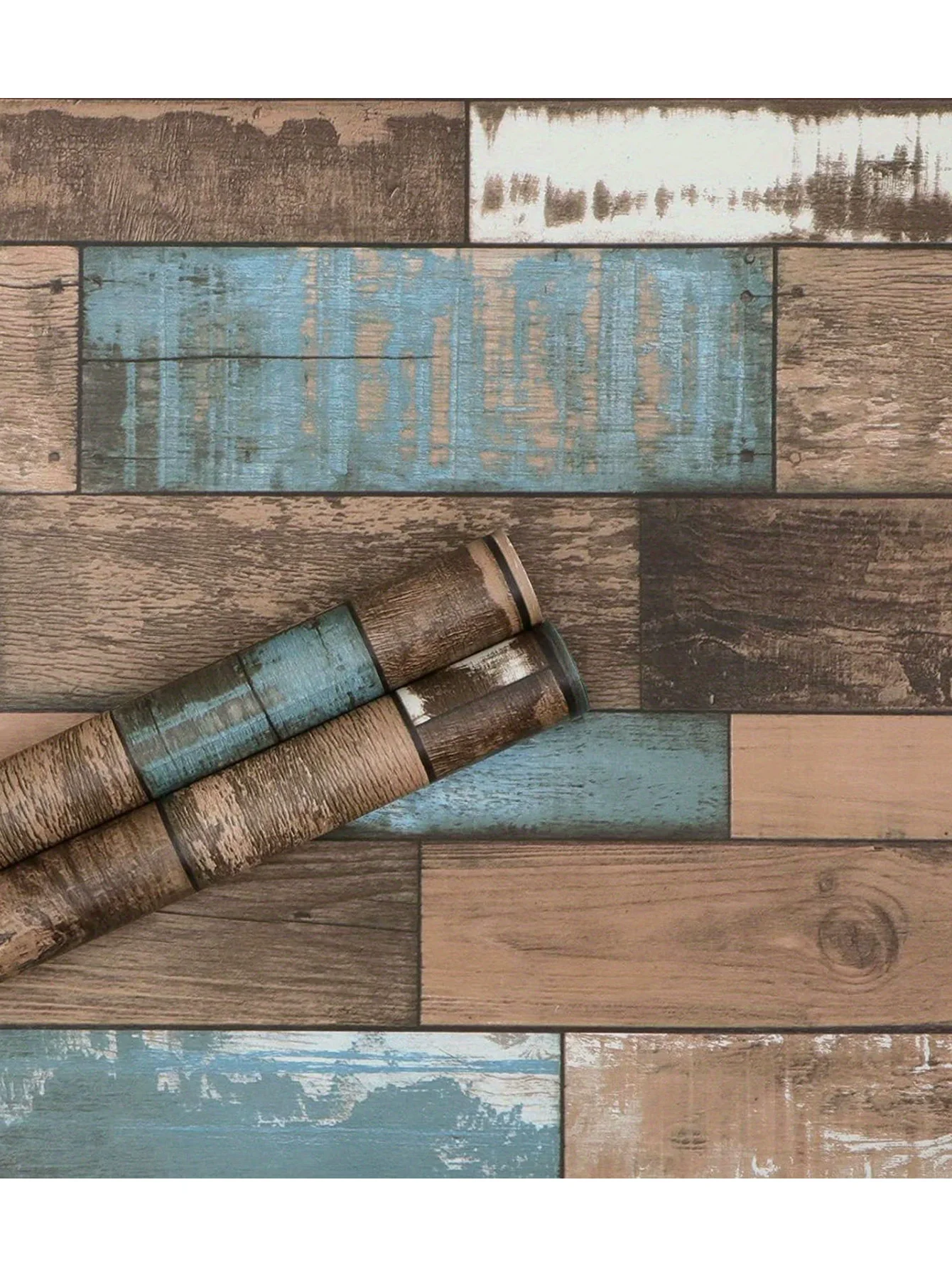 1 rollo de papel tapiz autoadhesivo, papel táctil autoadhesivo de grano de madera desgastado retro nostálgico, pelar y pegar, impermeable y extraíble para sala de estar, cocina, dormitorio, papel tapiz para dormitorio, papel tapiz para renovación de muebles, decoración de pared estética de otoño