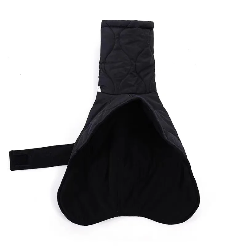 Abrigo de algodón con cuello alto de invierno, resistente al viento, impermeable, abrigo cálido para perros, galgo italiano, ropa para mascotas Whippet - imagen 5