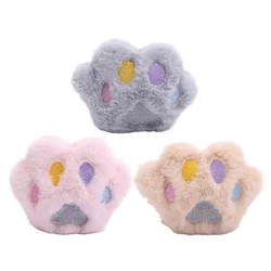 Juguete de peluche con forma de pata para gatos - hierba gatera