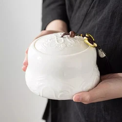 Mini urna cerámica para cenizas de perros y gatos - recuerdo