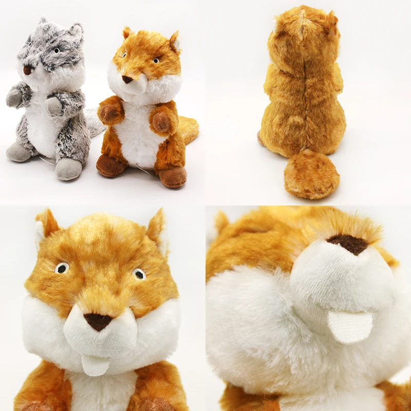 Juguete de peluche para perros con chirrido para perros pequeños y medianos, cachorros, Chihuahua, Golden Retriever, juguetes para mascotas con forma de Animal de alta calidad - imagen 5