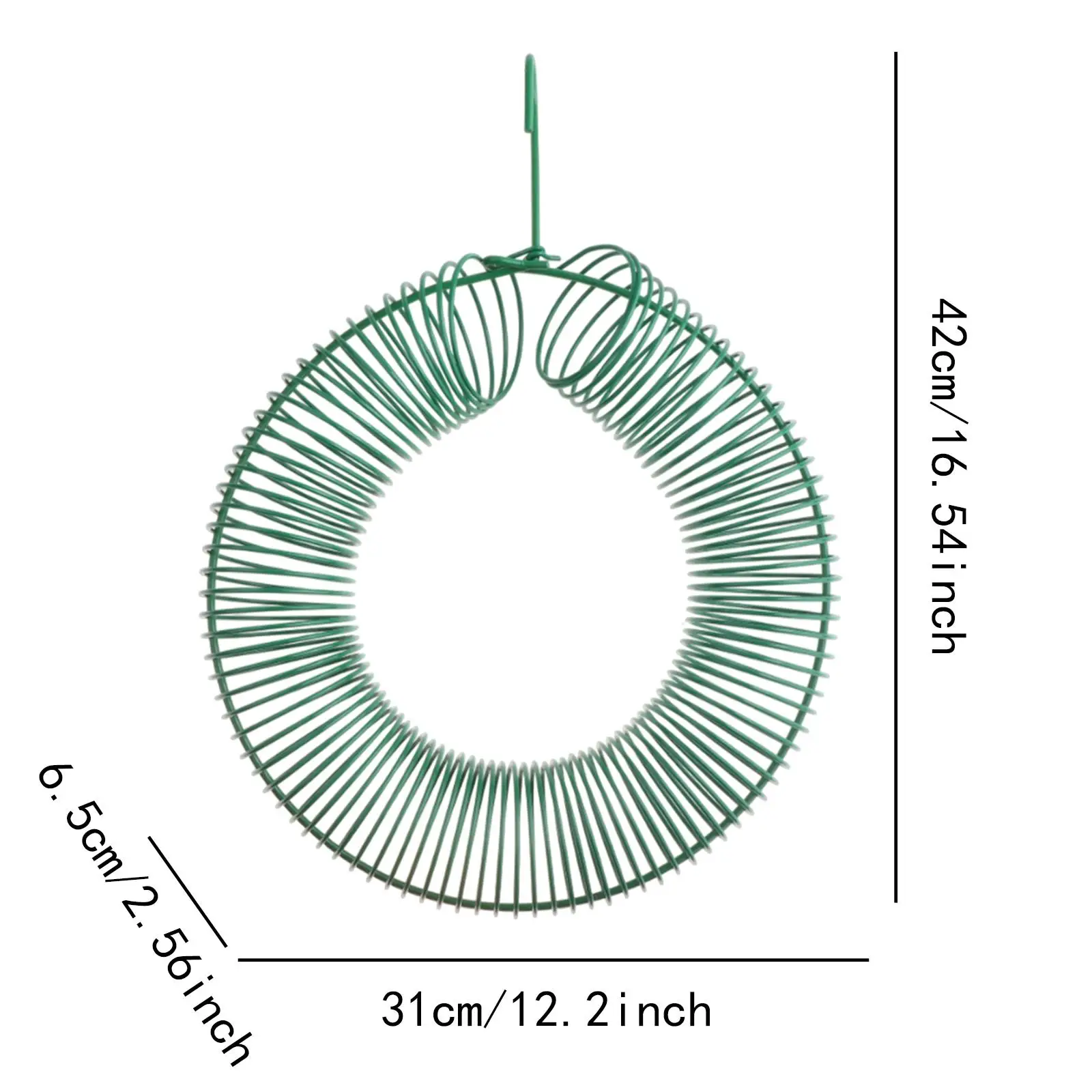 Peanut Wreath Bird Feeder Waterproof Sturdy Metal Round Portable Birdfeeder for Peanut Wreath Bird Feeder Waterproof Sturdy Metal Round Portable Birdfeeder for
