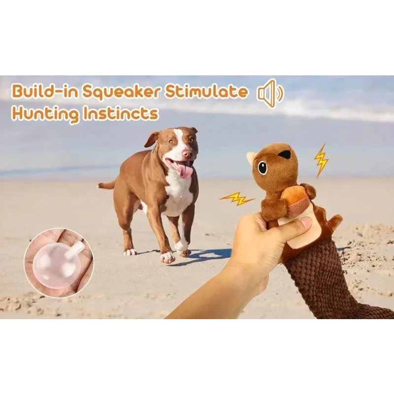 Juguete chirriante con compartimento para treats - Peluche para perro - imagen 4