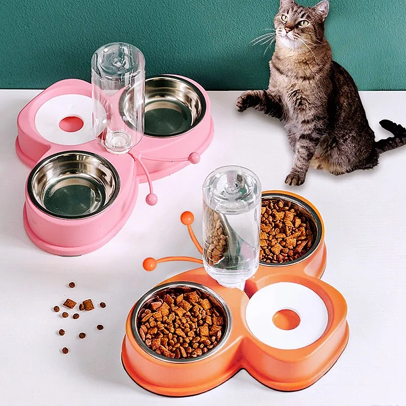 Bebedero automático con diseño de mariposa para gatos y perros - imagen 2