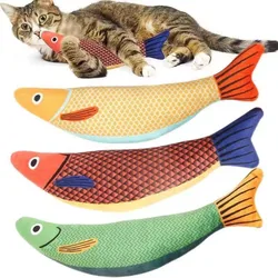 Juguete de pescado con sonido para gatos – ejercicio interior