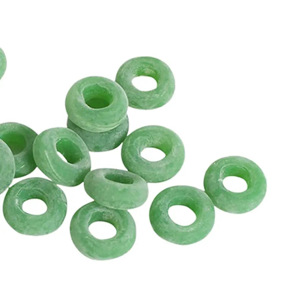 Castrating Bands Elastrator Rings 100Pcs Green Donut Calves Goats Sheep Lamb