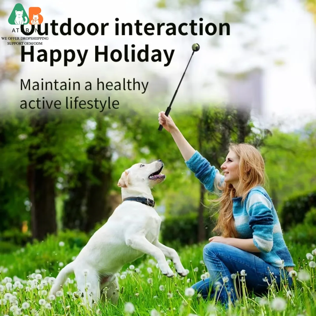 ATUBAN Juguete para buscar perros ecológico y portátil, fabricado en plástico reciclado, se adapta a pelotas de tenis estándar, perfecto equipo de ejercicio para perros - imagen 3